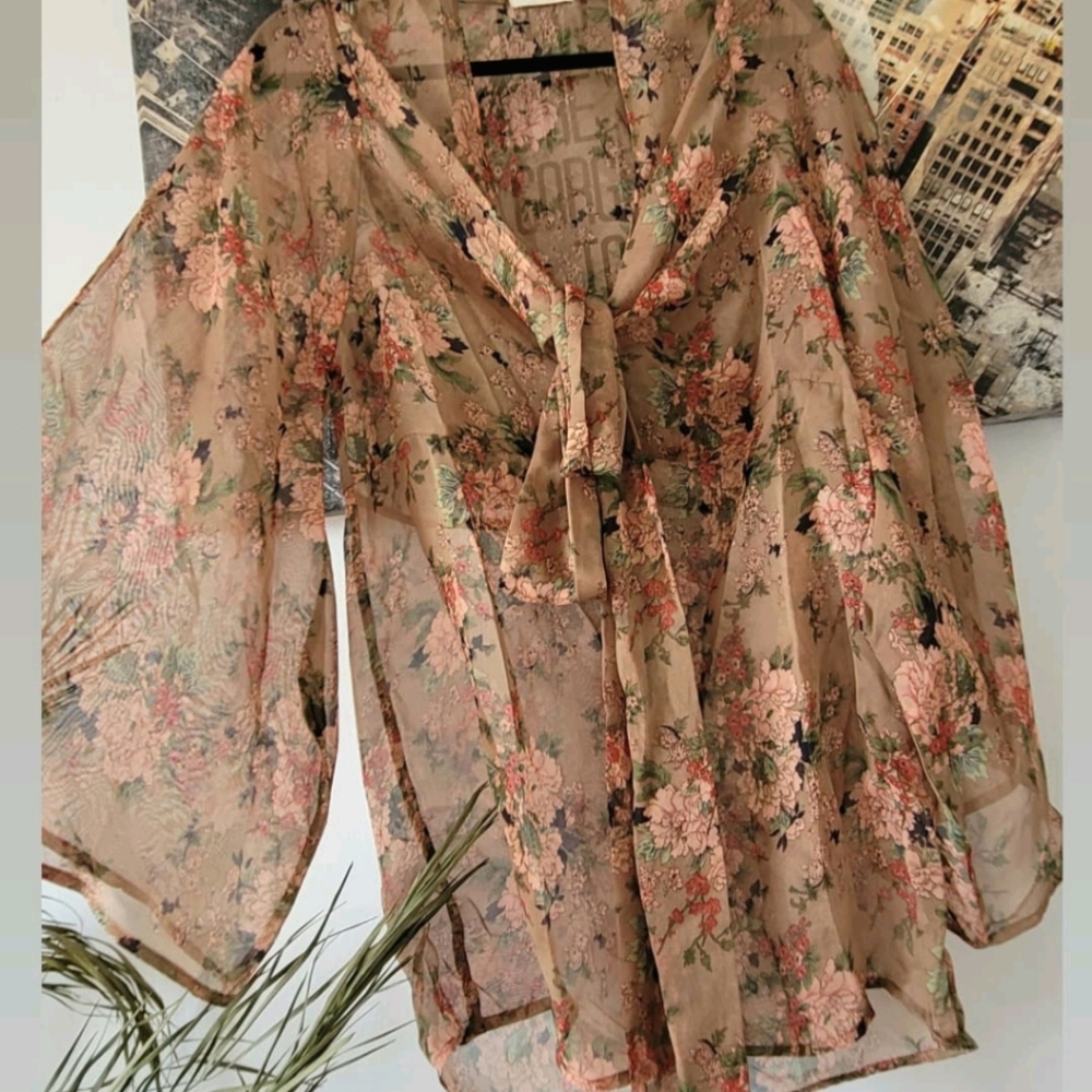 Lush gauze tunic